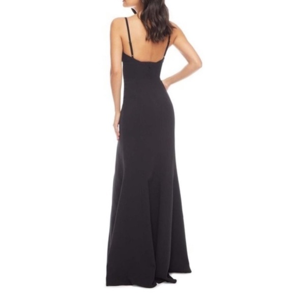 Dress The Population Black Floor Length Formal Gown Dress - Picture 4 of 9
